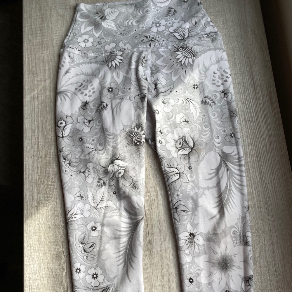 Soft Floral Yoga Pants